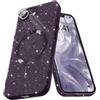 Micoden Custodia magnetica per iPhone 16e/17e Custodia con paillettes lucide Ricarica wireless Custodia protettiva antiurto per fotocamera Glitter Silicone TPU morbido
