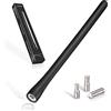Bingfu Antenna Auto Corta Universale Amplificatore Autoradio DAB FM AM 19,5 cm Tetto Gomma da Cancellare Albero per Amplificata Radio Veicolo Camion SUV,Viti M4.0 M5.0 M6.0