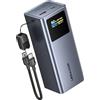 VENTION 20000mAh Power Bank, 100W Caricatore Portatile USB-C PD3.0 con Display Digitale, Cavo USB-C Integrato, Compatibile con MacBook Pro/Dell/HP, iPhone 17/16/15/14/13, iPad Pro, Galaxy S25