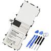 XITAIAN T4500E T4500C Batteria di Ricambio per Samsung Galaxy Tab 3 10.1 GT-P5200 (3G & WiFi) GT-P5210 (WiFi) GT-P5220 (LTE, 3G & WiFi) GT-P5213 P5210 P5200 P5220 P5213 3.8V 6800mAh