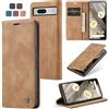 Sojlecyu Cover per Google Pixel 7a Custodia, a Libro Portafoglio in Premium Pelle PU Porta Carte Flip Case Supporto Protezione Case Cover per Google Pixel 7a, Marrone