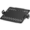 PUTORSEN Supporto metallico VESA per laptop da 12-18 pollici fino a 9 kg, supporto per laptop con ventilazione per braccio monitor, VESA 75/100