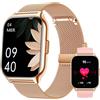 ZOSKVEE Smartwatch Uomo Donna, Effettua/Rispondi alle Chiamate, 2.0 Fitness Orologio, 100+ Modalità Sportive, Monitoraggio SpO2/Sonno/Pressione Sanguigna/Frequenza Cardiaca, Compatibile iOS/Android