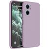 HAFFAN Custodia in Silicone TPU Compatibile con Redmi 10 5G (6.58 inches), Cover Case Protettiva per Cellulare - Erba Viola