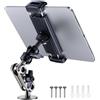 Lucrave Supporto Tablet Auto, Base Robusta per Foratura, Supporto Tablet per Auto, Supporto Tablet Auto Regolabile a 360° per Muro o Camion, Adatto per iPad Pro/Air/Mini/Galaxy Tab, Tablet da 4,7-13