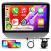Hodozzy 【4+64G】Hodozzy Carplay Autoradio per Toyota Yaris 1999-2005, 9 Pollici Schermo In-Cell Stereo Auto Bluetooth 5.0 con Android Auto/EQ/GPS/Wifi/RDS/USB/SWC+Telecamera Posteriore