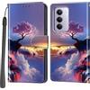 PHINIENLAND Cover per Xiaomi Redmi 15 4G / 5G Case PU Pelle Custodia [Kickstand] [Chiusura magnetica] [Slot per Schede], Portafoglio Flip Custodia per Redmi 15,Montagna