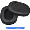 MMOBIEL Cuscinetti Auricolari di Ricambio per Sony MDR-7506 / MDR-V6 / MDR-V7 / MDR-CD900ST Headphone Cuffie di MMOBIEL - Memory Foam Protein PU Cuscinetti - Padiglioni Cuffie - Nero