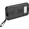 Tonysa Caricatore Portatile Solare 20000 mAh, Power Bank con Doppio Pannello Solare USB, Ricarica Rapida, Kit Caricabatterie Solare per Emergenza