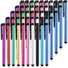 JSMTKJ Penna Stilo 50 Pezzi Penna Touch Capacitive Universali per Tablet, iPhone, iPad, Android Phone e Tutti i Dispositivi Touch Screen, 10 color