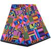 FINGERINSPIRE Tessuto africano da 5,5 m, largo 114 cm, tessuto in poliestere stampato a cera Kente, stile etnico, per abiti da festa, fai da te, accessori per indumenti