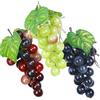 Eiarrnp 3 mazzi di uva artificiale da frutta finta decorativa, uva finta realistica, in plastica, per casa, cucina, feste, decorazione per casa, casa, cucina, feste, frutta artificiale