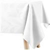 Filumi Tovaglia 140x340 cm bianco, lavabile, per interni ed esterni, motivo geometrico Amalu
