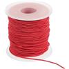 PATIKIL Elastico Per Braccialetti 164 Piedi/50 Metri Lunghezza 1.2 Mm Diametro 1 Rotolo Cordone Elastico Resistente Per Creazione Gioielli Collane Bijoux Fai Da Te Rosso
