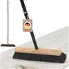 Hausfelder Scopa da Camera con Gambo, Scopa Raccoglipolvere in Legno, Setole Fini e | Scopa raccoglipolvere con manico in legno, setole fini e morbide, per ogni pavimento, cattura polvere