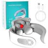LURICO Massaggiatore Cervicale Collo, 5 Modalità 15 Livelli Elettrico Sollievo dal Dolore al Collo, Ricaricabile Neck Massager con Terapia Calore 42°C Massaggiatore Collo e Spalle per Domestico, Ufficio