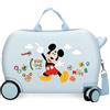 Disney Joumma Mickey Fun Times Valigia per Bambini Blu 45x31x20 cm Rigido 1.8 kgs ABS 1.8 kgs 24.6 L Bagaglio a Mano