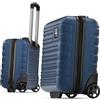 Travely Valigia bagaglio a mano 40x30x20cm - adatta per Ryanair, Lufthansa, Eurowings e co. I Trolley da cabina 26L con rotelle morbide, valigia da cabina