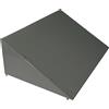 Tetto Inclinato 60x40x20 cm per Armadio in Metallo Verniciato Grigio Chiaro