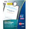 Avery 76001 Secure Side-Load Sheet Protectors, Heavy Gauge, Letter, Diamond Clear (confezione da 25)