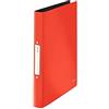 Leitz Solid Raccoglitore a 2 Anelli 2-25 Tondo, Formato A4, Dorso 3.2 cm, Rosso, 45661020