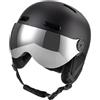 Jectse Casco da con Occhiali Protettivi per le Orecchie Casco per Sport Invernali Visiera Staccabile per Sci e Snowboard, Ventilazione Ottimale e Protezione Dagli Urti, Materiale ABS + EPS
