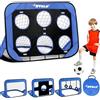 SYXLS Porte da Calcio per Bambini, Porta da Calcio per Bambini 4 in 1 Portatile Staccabile Multiuso per l'Allenamento di Calcio per l'Interno all'Aperto con Borsa per il Trasporto 6-12 Anni
