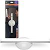 OSRAM Ledstixx USB-C light stick, 3W, 150lm, 4000K, Silver, Aluminium, dimmable, rechargeable, IP44