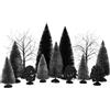 Department 56 Set di statuette, resina, nero, dimensioni variabili
