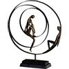 Casablanca modernes Design Casablanca Casa Blanca, Scultura 'Patience', 34 x 41 cm, Colore: Bronzo