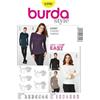 burdastyle Burda B6990 - Cartamodello per Maglietta, 19 x 13 cm (Lingua Inglese)