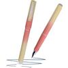 McNeill - Ghost Pen - Gradient - Penna stilografica cancellabile per scuola e uso quotidiano | Per destrimani e mancini | Inchiostro cancellabile termicamente ergonomico, ricaricabile (gradiente rosso