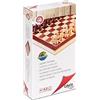 Cayro - Scacchi - + 7 Anni - Pezzi In Legno - Gioco Da Tavolo Educativo Ideale Per Bambini E Adulti - Tabellone Pieghevole 30 X 30 Cm Per Conservare Le Fiches