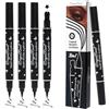 Sangcca 4 Pezzi Set Penne Pad Liquido Eyeliner Matita Nero Impermeabile Strumento Tatuaggio Durevole E Antimacchia