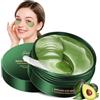 GAOMESIA 60 patch Occhi Avocado, idratanti Anti Occhiaie e Anti Rughe con acido ialuronico e collagene, riduce borse e gonfiore, per uomo e donna