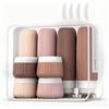 Zencantorous 13 Pezzi Bottiglie da Viaggio in Silicone, Contenitori da Viaggio in Silicone, Flaconi da Viaggio Riutilizzabili, con Etichetta e Borsa Trasparente, per Shampoo, Lozione, Creme