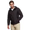 Tommy Hilfiger Lightweight Breathable Waterproof Hooded Rain Jacket Impermeabile, Black, M Uomo
