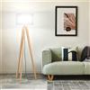 Fischer & Honsel Shine-Wood lampada da terra, E27, 40478, Shine-Wood; Shine [Lampade per Interni > Lampade da Terra]