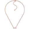 Emporio Armani Collana da donna in ottone con chiusura a moschettone in tonalità oro rosa