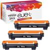ejet TN1050 Compatibili per Brother TN-1050 TN1050 Cartucce di Toner Sostituzione per DCP-1612W MFC-1910W HL-1212W HL-1110 HL-1210W HL-1112 DCP-1610W DCP-1510 MFC-1810 DCP-1512 (Nero, 3-Pack)
