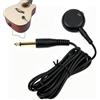 HERCHR Microfono a contatto per chitarra acustica, Pickup piezoelettrico adesivo con controllo del volume per Ukulele, mandolino, violino