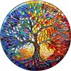 CHARMIBLE 300 pezzi, puzzles in legno a forma di albero colorato in 34 x 34 cm