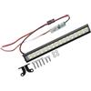 VBESTLIFE 32pcs Perline Lampada Lampada da Tetto per Auto RC, Accessorio per Barra Luminosa a LED Universale Cingolato RC Lunghezza 100 Mm Adatto per Hsp, Auto RC (Nero)