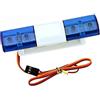 EONANT Luce della Polizia per Auto con Telecomando, Luce Lampeggiante a LED Rettangolare Modello RC, per 1/10 1/8 RC HSP Traxxas Tamiya CC01 4WD Axial SCX10 Modello di Auto (Blu)