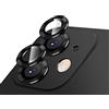 LucBuy Protezione per Obiettivo Della Fotocamera per iPhone 12/12 Mini, Pellicola per Schermo con Lente Circolare in vetro Temperato HD in Lega di Alluminio,Anti-graffio Facile Installazione