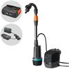 Gardena 2400 Comfort Automatic 18V P4A - Pompa sommersa a batteria per acque chiare - 18V/2,5Ah