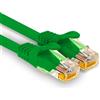 1aTTack.de - 1 cavo di rete Cat7 da 20 m, Cat.7 Ethernet, cavo patch Lan & Cat 7 per la massima velocità di Internet e collega tutti i dispositivi con presa RJ 45 verde