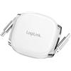 LogiLink Cavo di collegamento USB 2.0 tipo C maschio a maschio, spento e retrattile, pratico e pratico da portare con sé, 480 Mbit/s, 60 W, bianco, 1 m