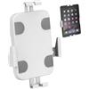 Maclean MC-469W Supporto per tablet pubblicitari, montaggio a parete con dispositivo di blocco, 7,9-11, universale (Bianco)