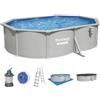 BESTWAY - Piscina Fuori Terra Ovale Hydrium™ con Filtro a Sabbia e Accessori - altezza 122x500x366 cm